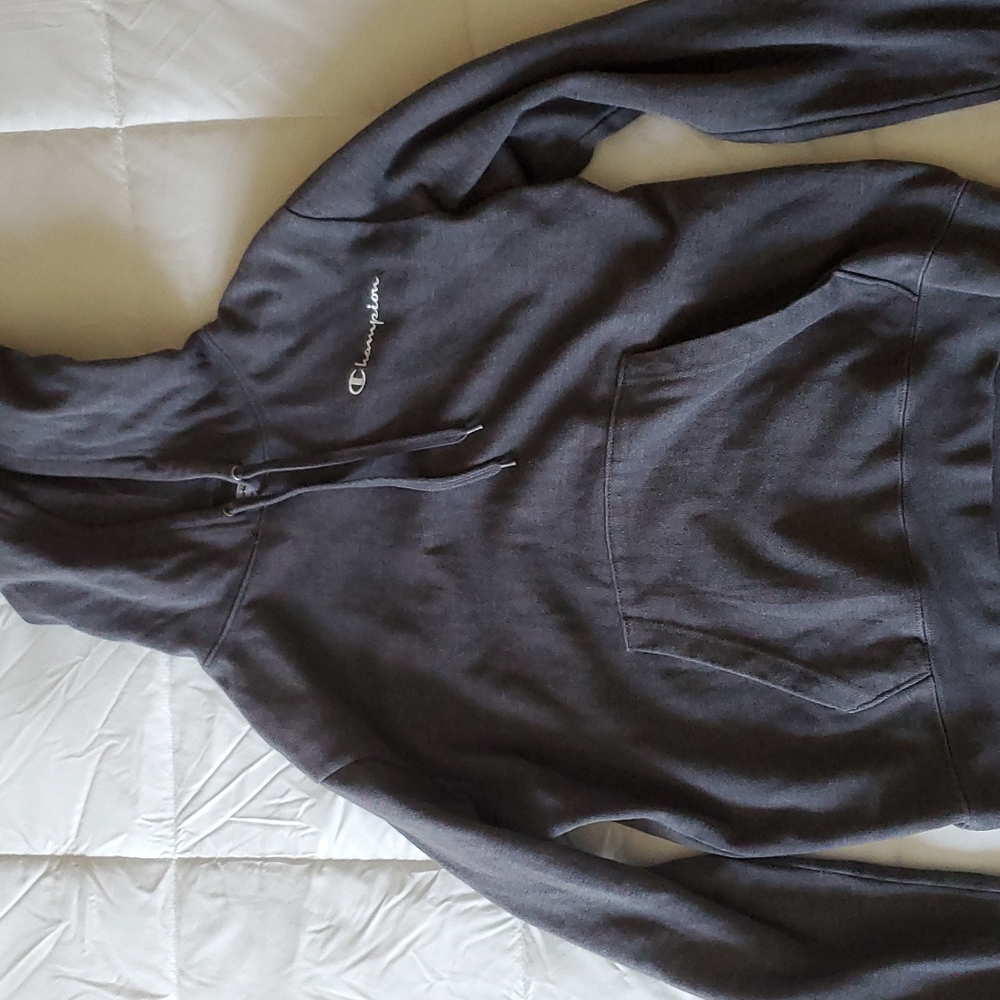 Champion grey hoodie